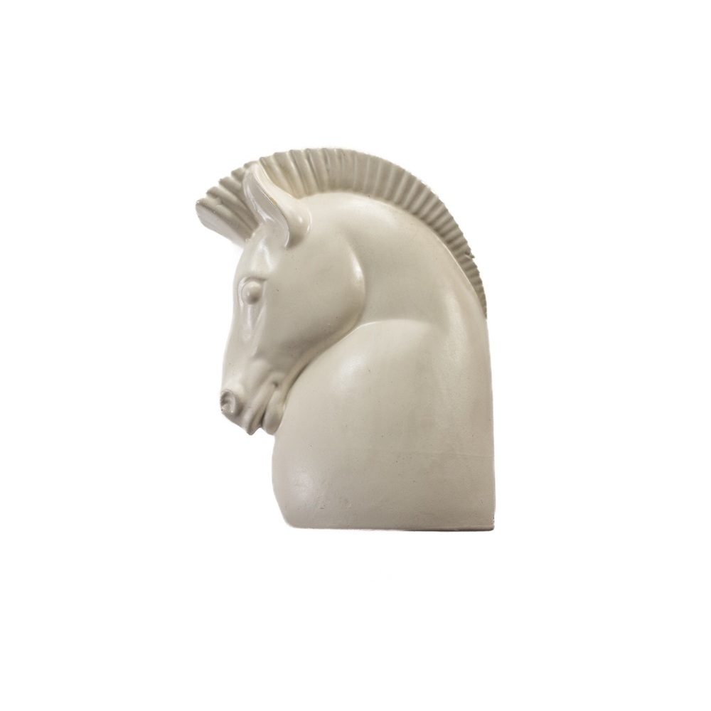 Vintage 1950s Retro Haeger Horse Head Pottery Vase - Picture 5 of 12